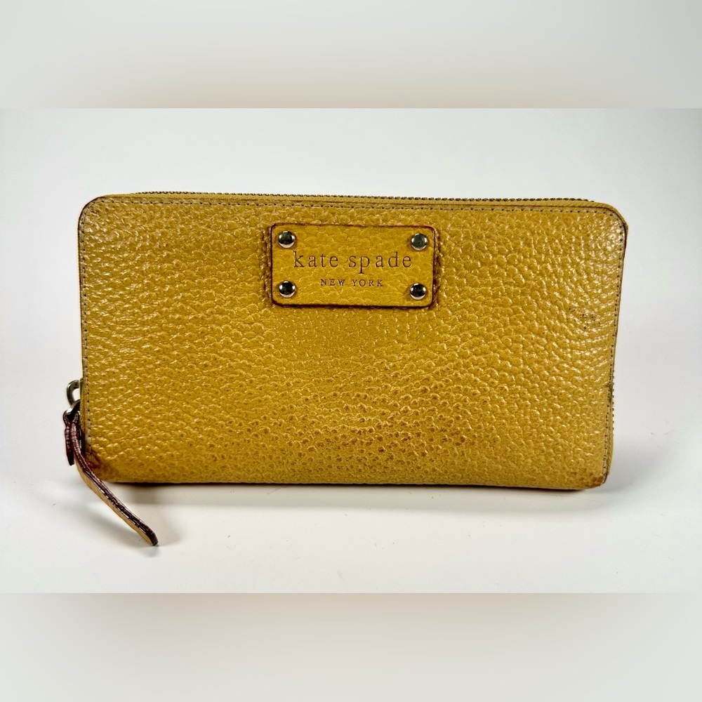 Kate Spade Wallet Mustard Yellow - Picture 3 of 8